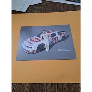 Vintage Mike Wallace #20 Orkin Pest Control NASCAR Postcard 7x5 Oldsmobile